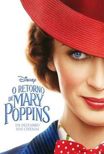 Disney's Mary Poppins Returns Brazilian Portuguese Teaser Poster