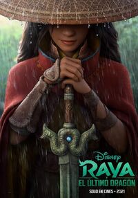 Disney's Raya and the Last Dragon Latin American Spanish Teaser Poster