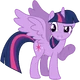 Twilight Sparkle in My Little Pony: Friendship Is Magic (seasons 1-6), in the Equestria Girls movie frachise & My Little Pony: A New Generation.