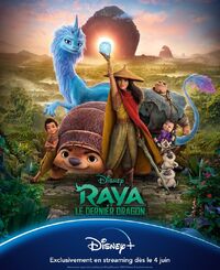 Disney's Raya and the Last Dragon European French Poster