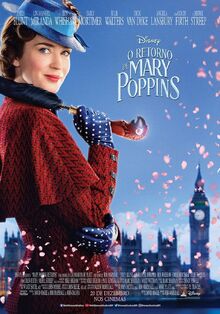 Disney's Mary Poppins Returns Brazilian Portuguese Poster 2