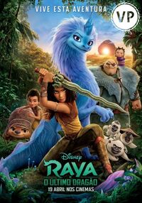 Disney's Raya and the Last Dragon European Portuguese Poster