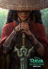 Disney's Raya and the Last Dragon Danish Teaser Poster