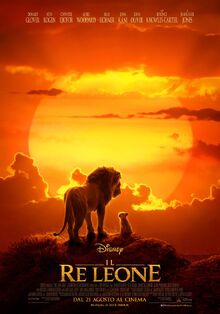Disney's The Lion King 2019 Italian Poster