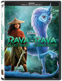 Disney's Raya and the Last Dragon Canadian DVD Poster