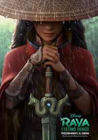 Disney's Raya and the Last Dragon Italian Teaser Poster