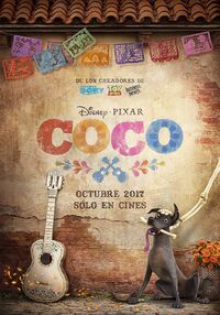 Pixar's Coco Spanish Teaser Poster