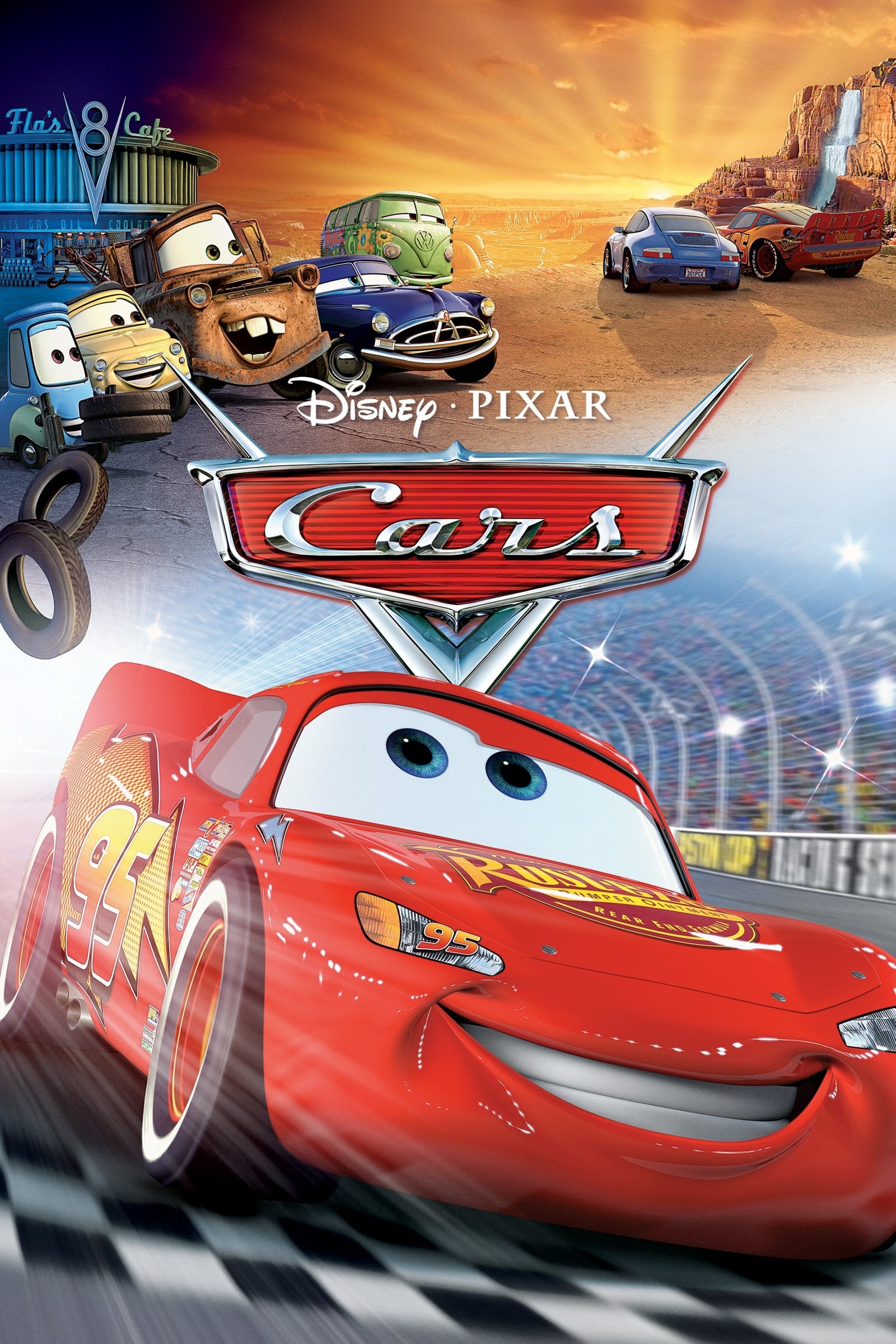 Disney Pixar Cars Rayo McQueen con ruedas de carreras : Juguetes y Juegos 