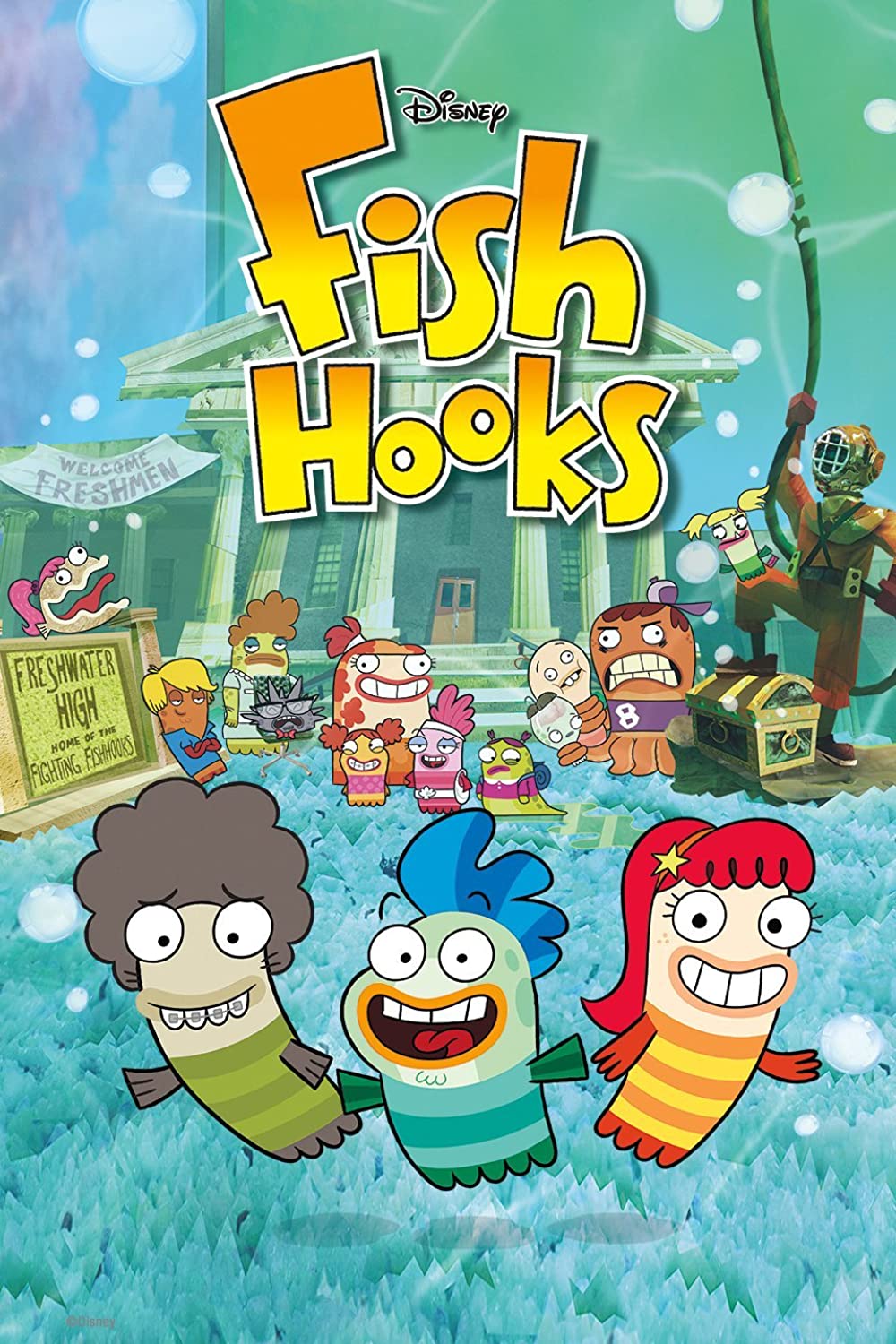 cartoon fish hook