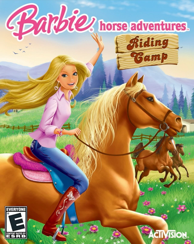 Horse riding barbie clearance