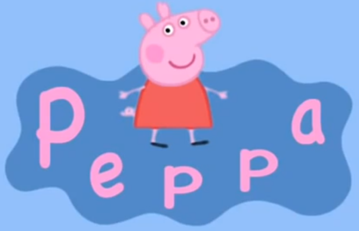 Peppa Pig (partially found American dub of Channel 5 animated