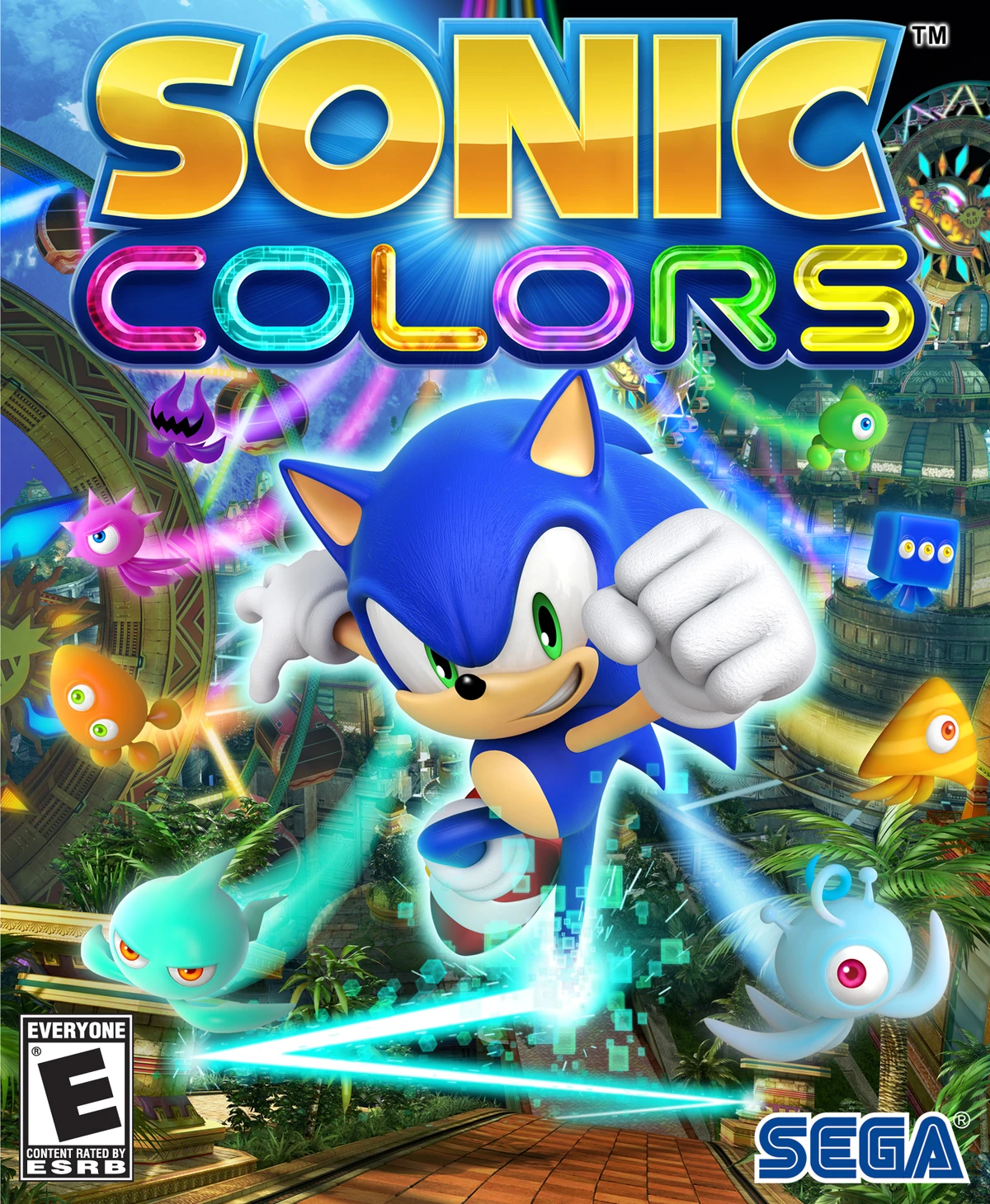 SONIC COLORS ソニックカラーズ　ゲーム販促ポスター B2 SONIC COLORS ソニックカラーズ ゲーム販促ポスター B2 SONIC COLORS