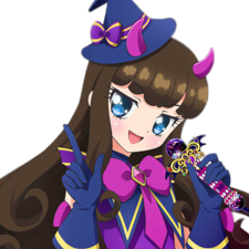 プリパラ  紫兎 プリパラ10周年 - 描き下ろし 紫京院ひびき 花まつりver. 特大