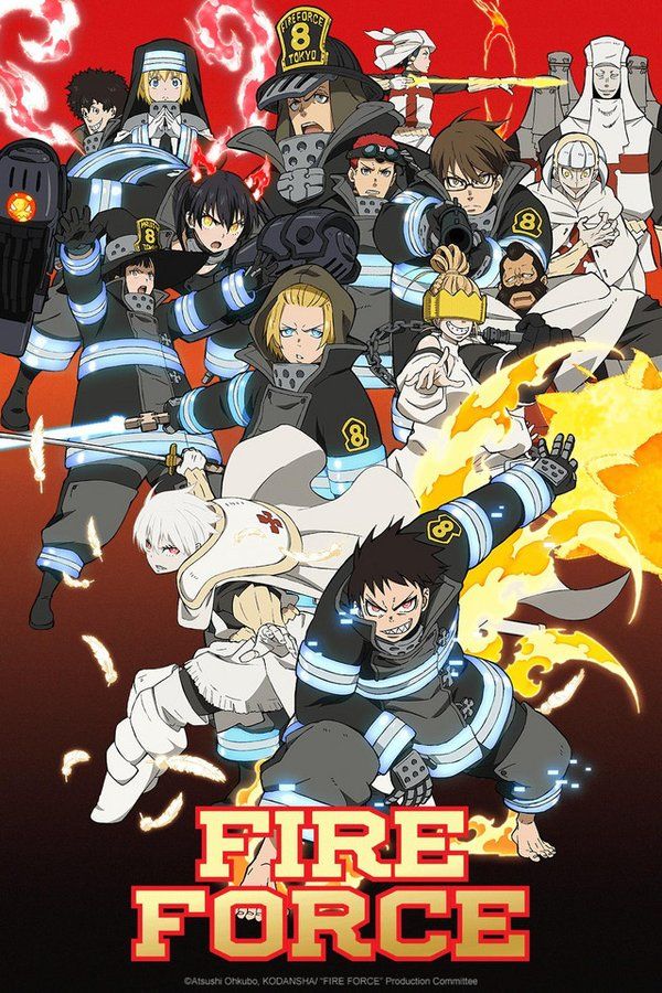 Fire Force  Anime tem novo pôster divulgado
