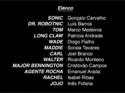 Sonic - O Filme, The Dubbing Database