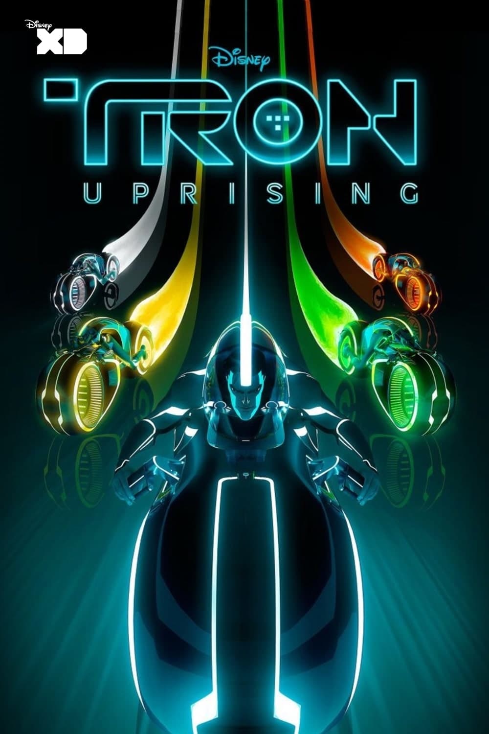 Cute anime girl wearing a tron suit on Craiyon