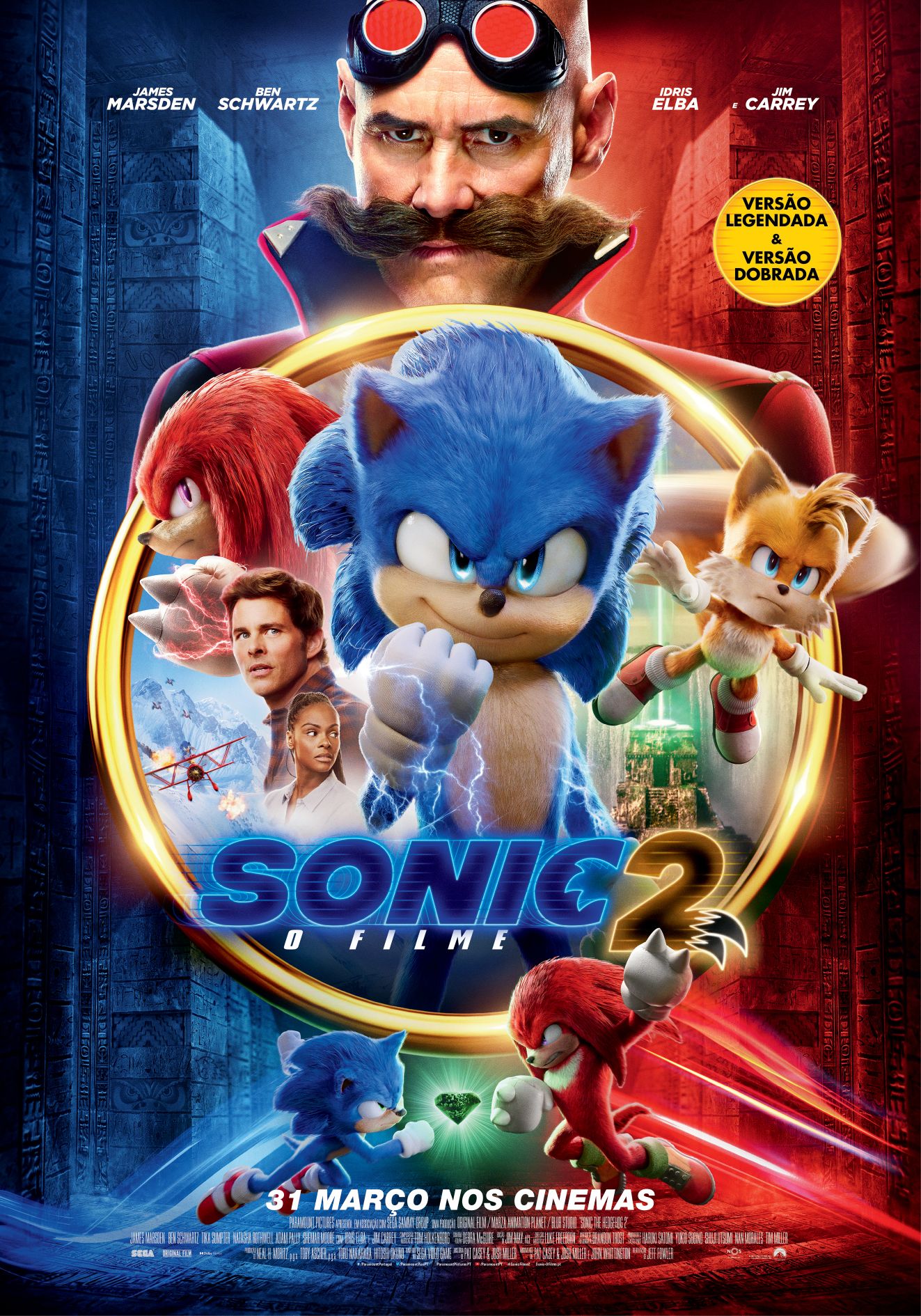 Superpôster Cinema e Séries - Sonic 2 - O Filme, de a Europa. Editora  Europa Ltda., capa mole em português, 2022