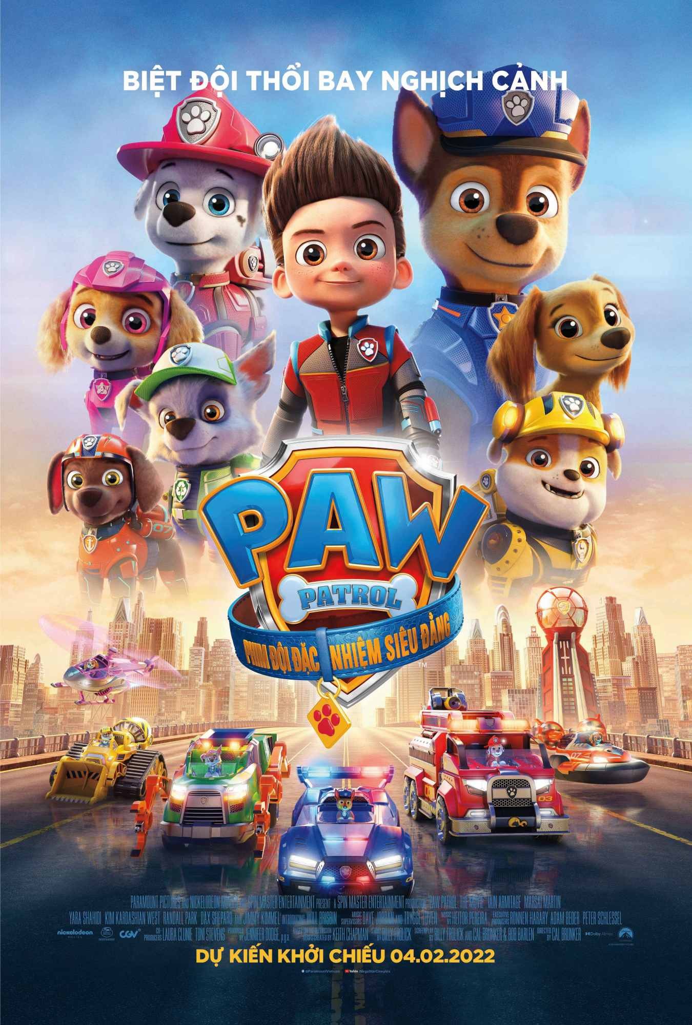 Thông tin về phim Đội Chó Cứu Hộ Paw Patrol