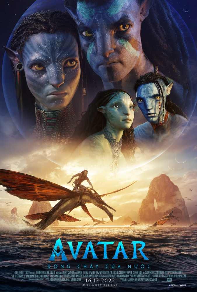 "Avatar 2: Dòng Chảy Của Nước" - Hành Trình Mới Vào Thế Giới Pandora Huyền Bí