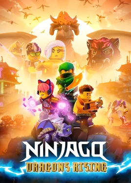 Ninjago Dragons Rising - poster (English)