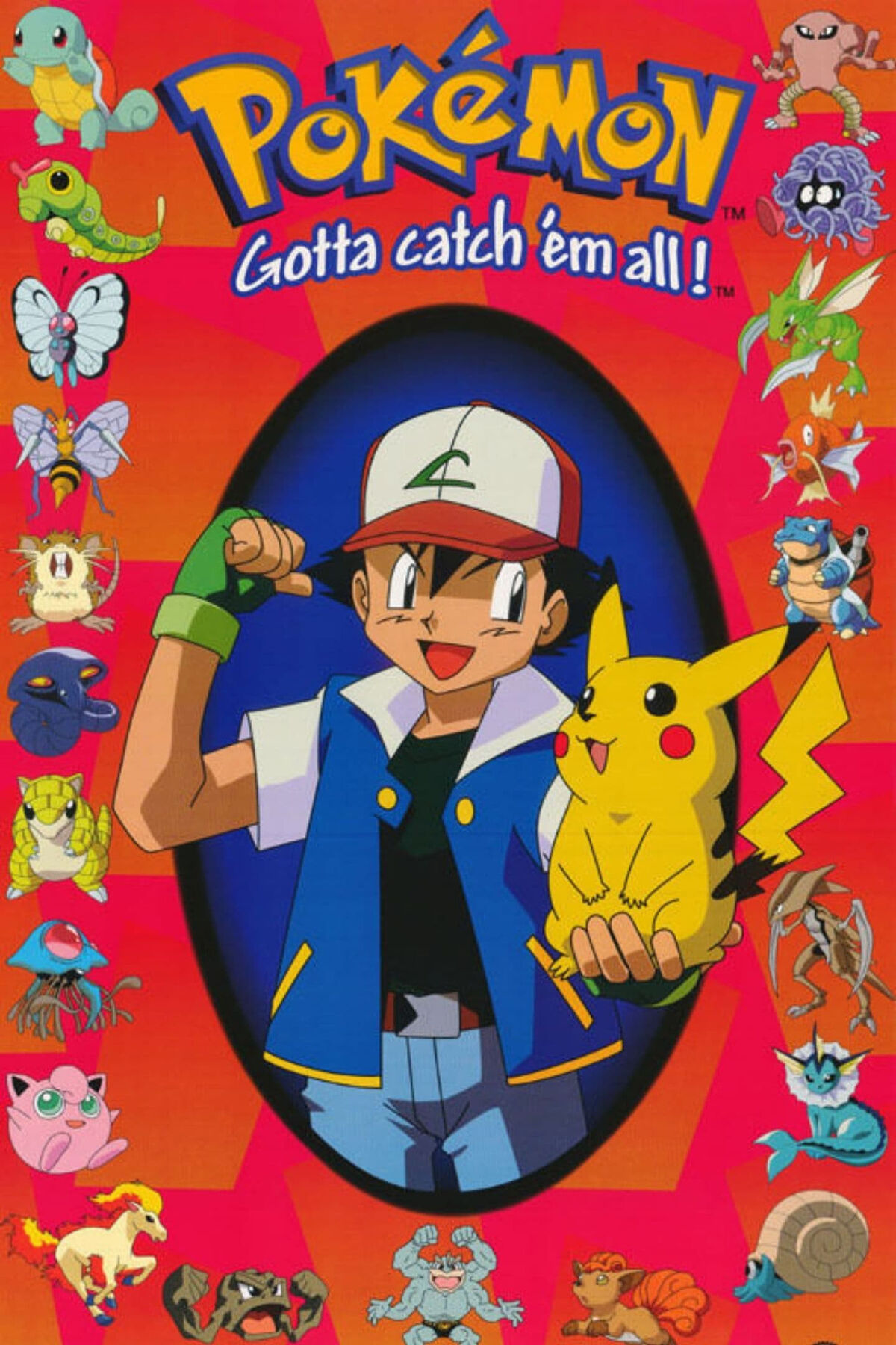 Покемон 1998. Пикачу покемон 1998. Pokemon Master Quest posters. Плакат с покемонами купить.