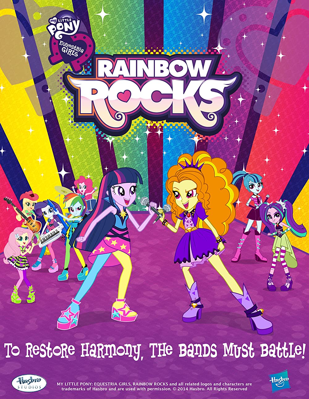 Equestria Girls: Rainbow Rocks! (My Little Pony): 9781408337004