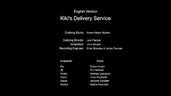 Kiki's Delivery Service, The Dubbing Database