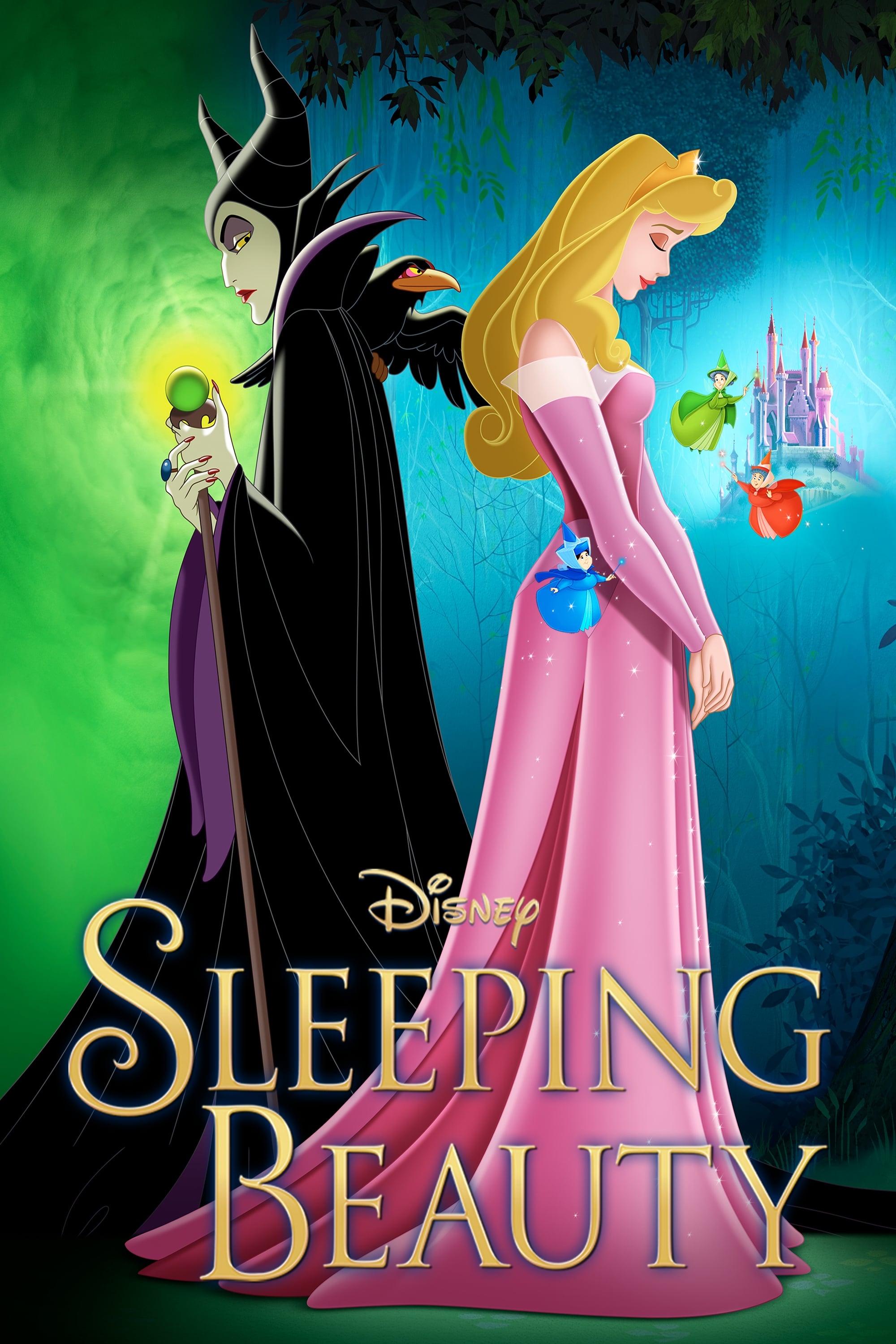 LA BELLA ADDORMENTATA NEL BOSCO MOVIE POSTER - SLEEPING BEAUTY MOVIE  POSTER