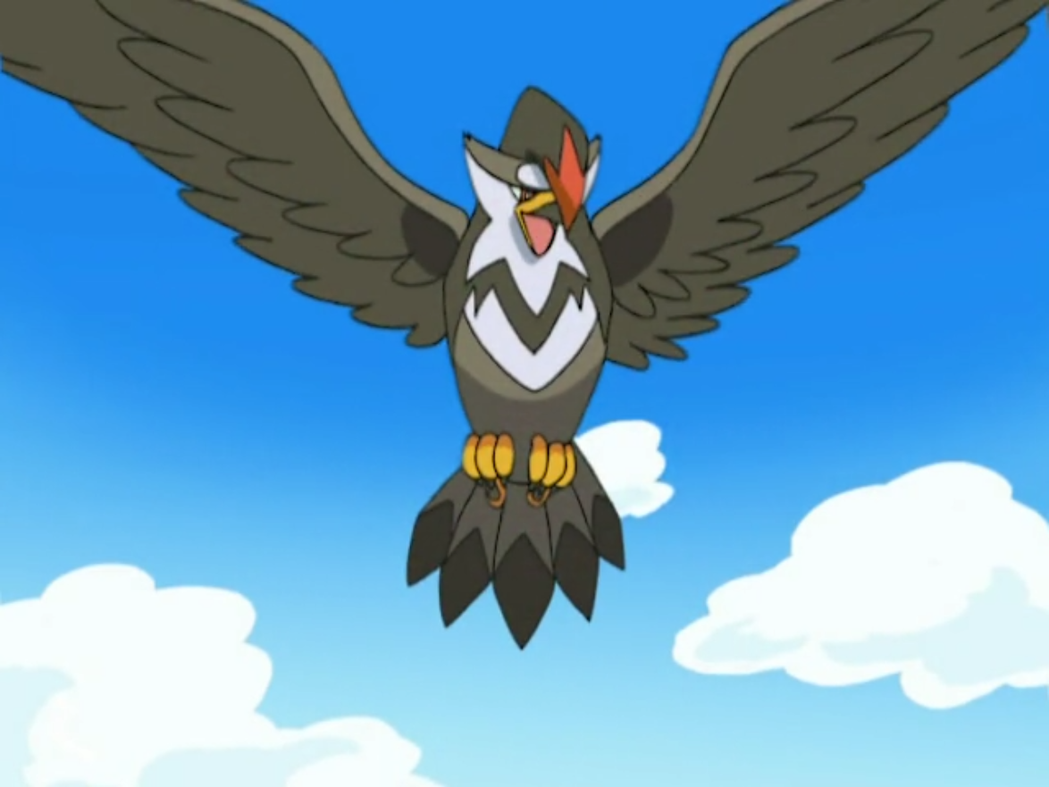Staraptor  Flying type pokemon, Pokémon diamond, Pokemon pokedex