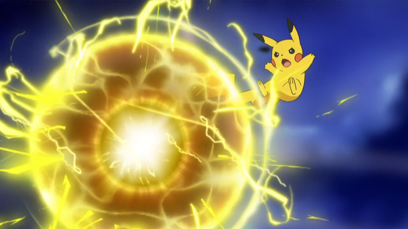 pikachu electro ball drawing