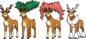 Pokemon 6586 Shiny Sawsbuck Autumn Pokedex: Evolution, Moves