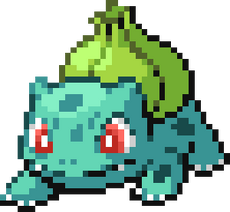 Bulbasaur Shiny Battle sprite 1 by Amepix -- Fur Affinity [dot] net