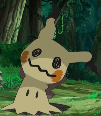 Wild Mimikyu in Alola, International Pokédex Wiki