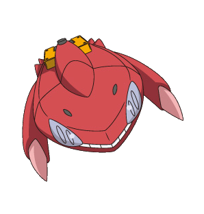 Pokemon Name Resource — Crimson - shiny Genesect Shade of red, as that is