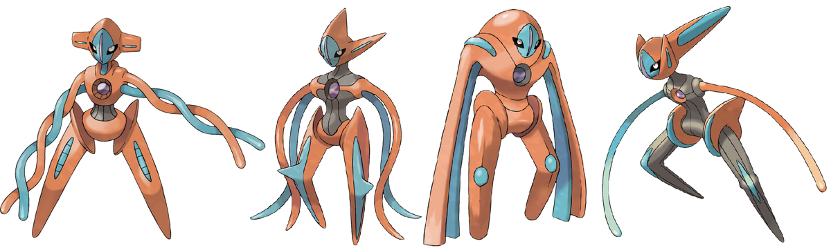 Dr. Lava on X: Deoxys Origins: Deoxys draws inspiration from DNA. Unlike  most Pokemon, its name is the same in almost every language -- probably  because Deoxys is an abbreviation of DNA's
