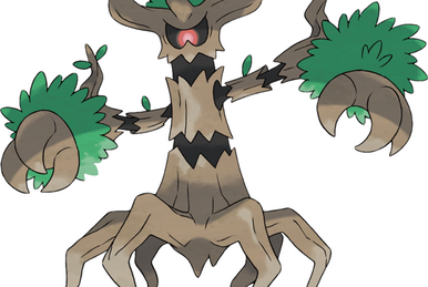 Illustration of Phantump, a grass / ghost Pokemon #708, from Pokemon X /  Y, released for the Nintendo 3D…