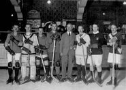 A team photo of the original London Lions.