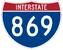 Interstate 869 Sign