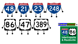 Highway Shields Holding Hands