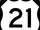 U.S. Route 21 (character)