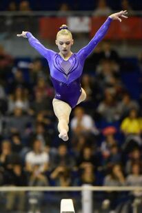 Baumann at the 2015 City of Jesolo Trophy