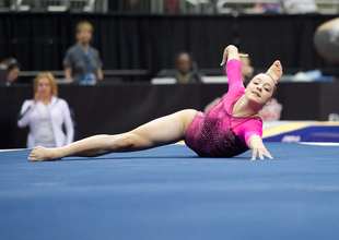 Nichols on day one of the 2014 U.S. National Championships