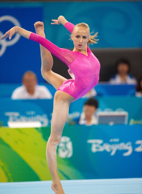 Olympic Gymnastics Leotard, worn by Nastia Liukin