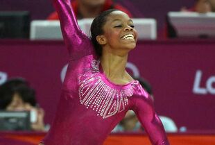 Douglas in the all-around at the 2012 Olympic Games