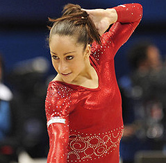 Wieber in qualifications at the 2011 World Championships