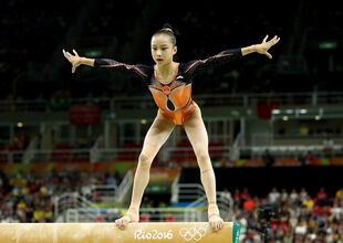 Fan Yilin (CHN) in the balance beam final