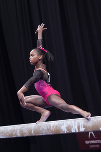 Jones on day one of the 2015 Junior U.S. National Championships