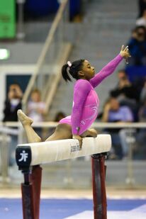 Biles on day two of the 2015 City of Jesolo Trophy