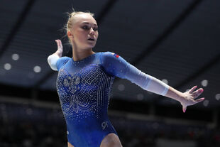 Melnikova at the 2020 Friendship & Solidarity competition