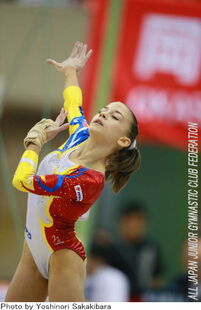 Munteanu at the 2013 Japan Junior International
